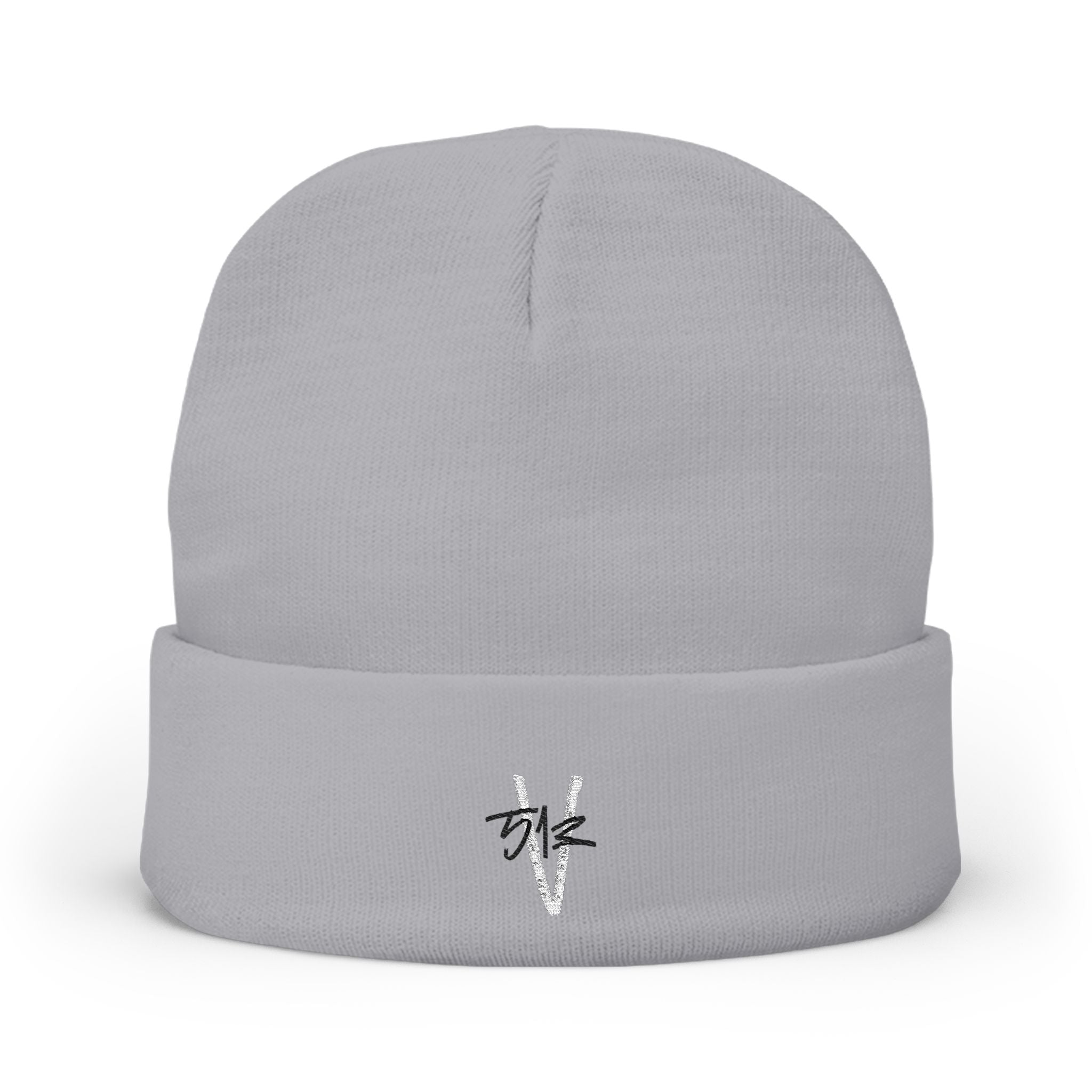 513 Vision Logo Stylish Knit Beanie with Custom Embroidery