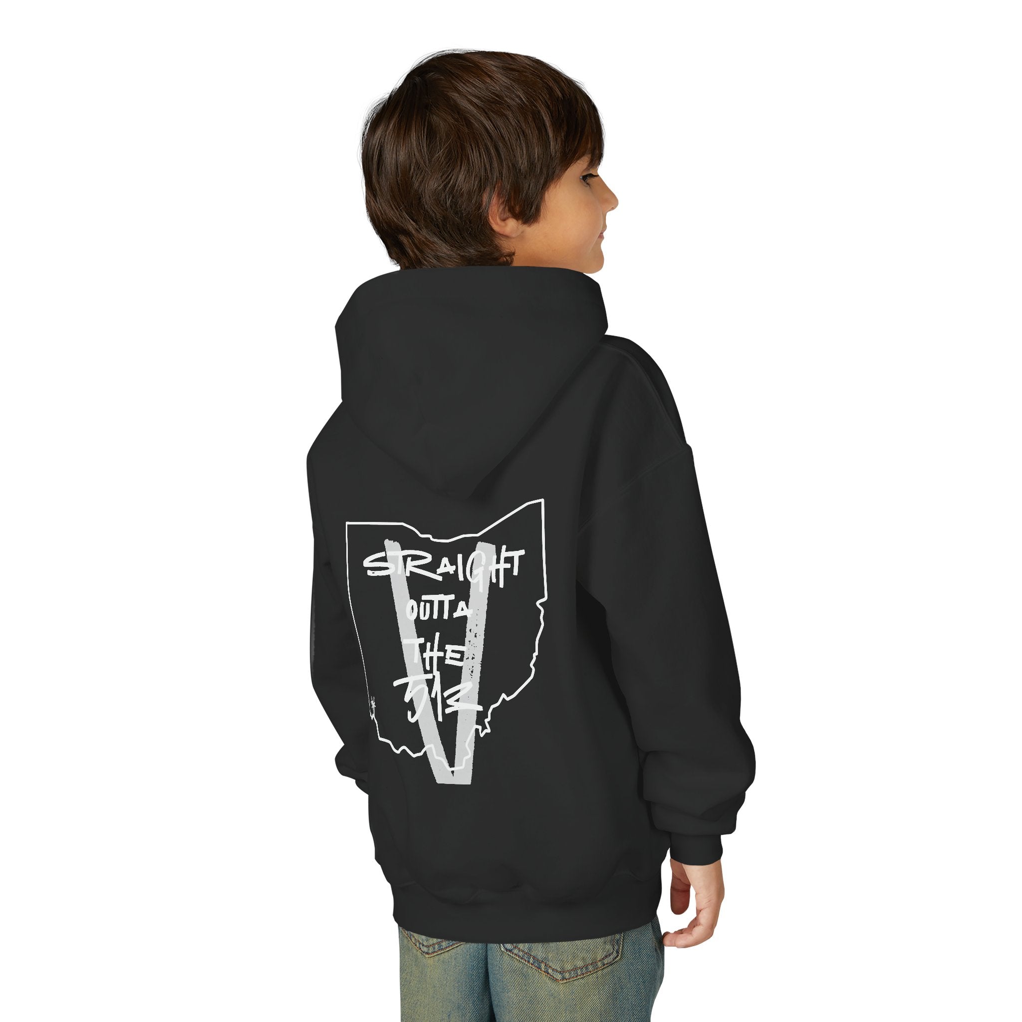 Kids' Straight Outta the 513 Heavy Blend Hooded Sweatshirt
