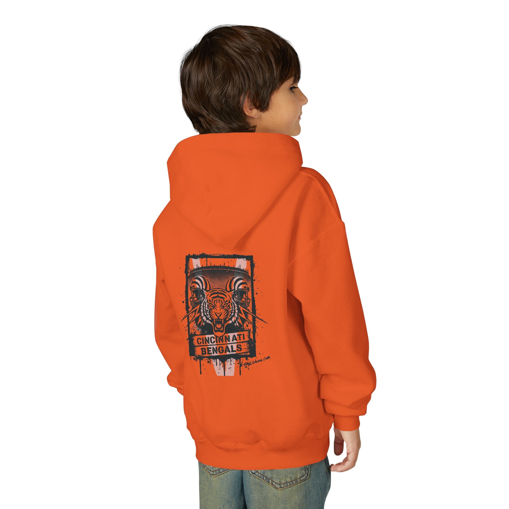 Kids' Cincinnati Bengals Heavy Blend Hoodie