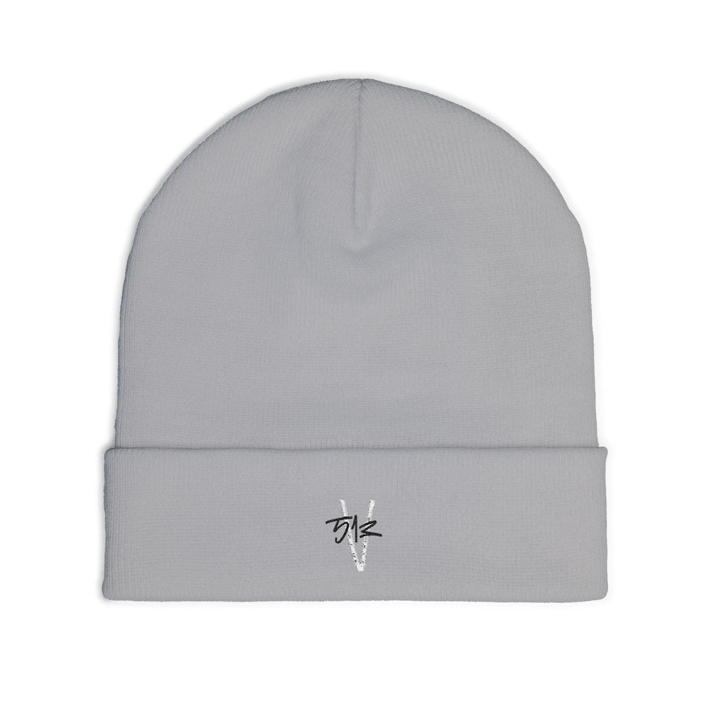 513 Vision Logo Stylish Knit Beanie with Custom Embroidery