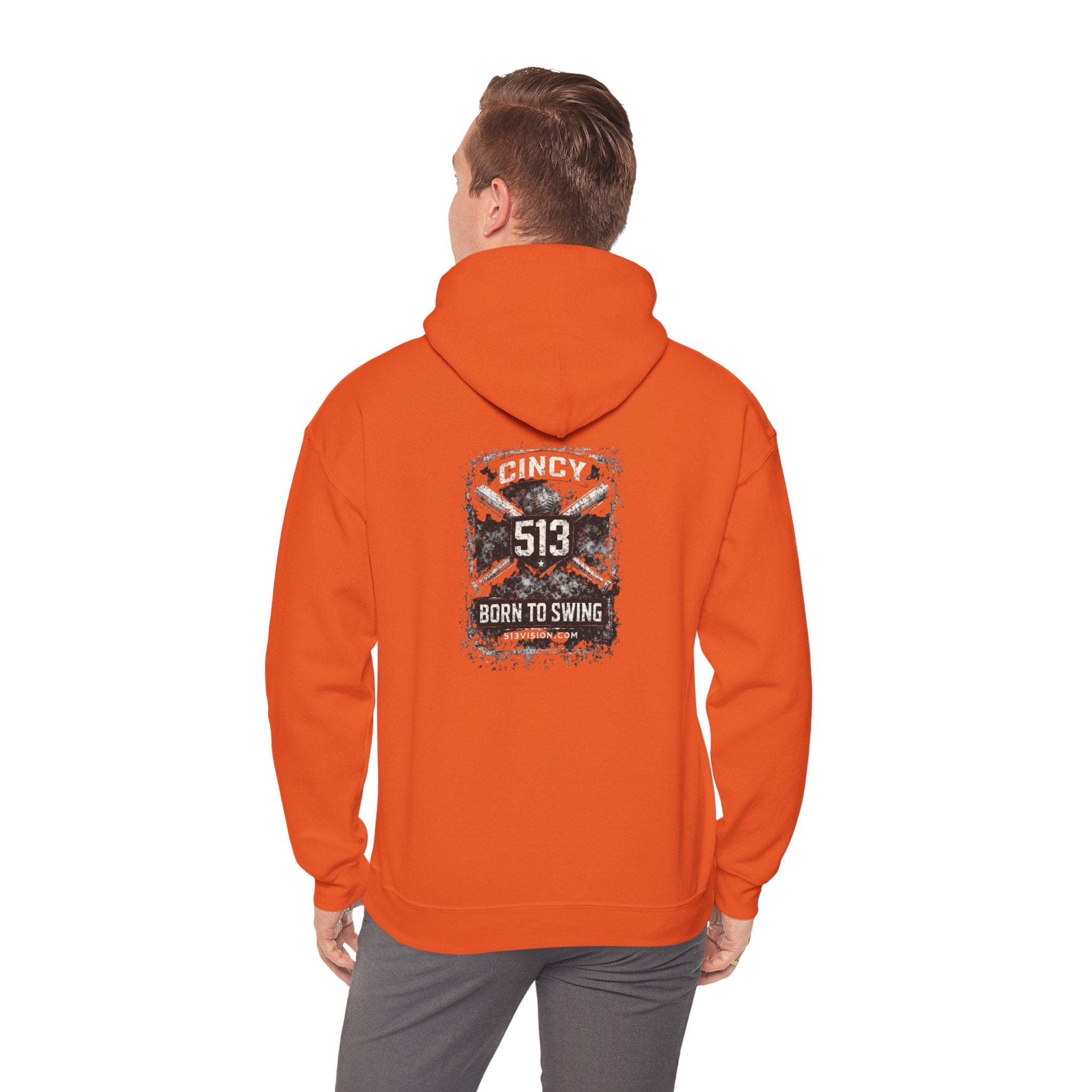 Men's Born to Swing Heavy Blend Hoodie