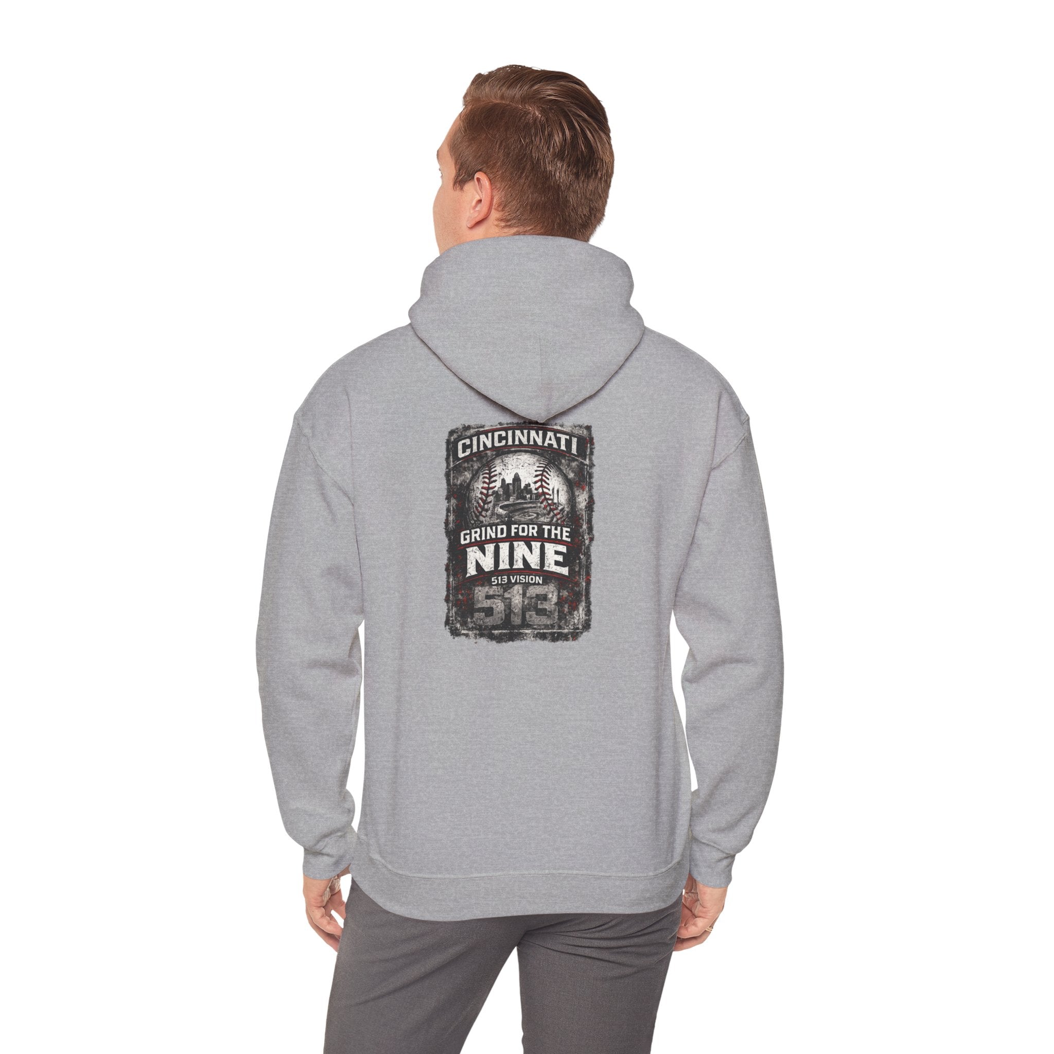Men's Grind for the Nine Heavy Blend Hoodie