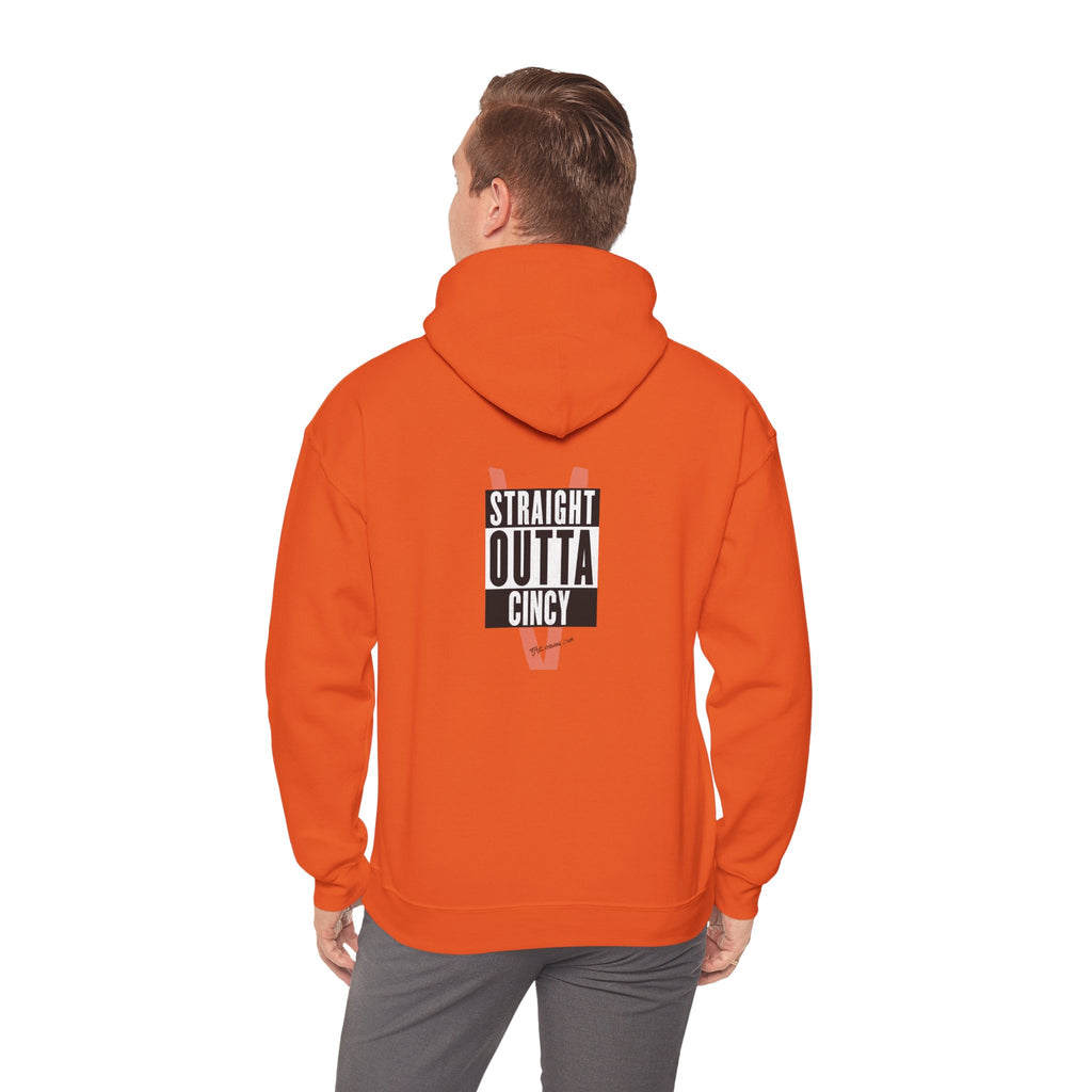 Men's Straight Outta Cincy Heavy Blend Hoodie