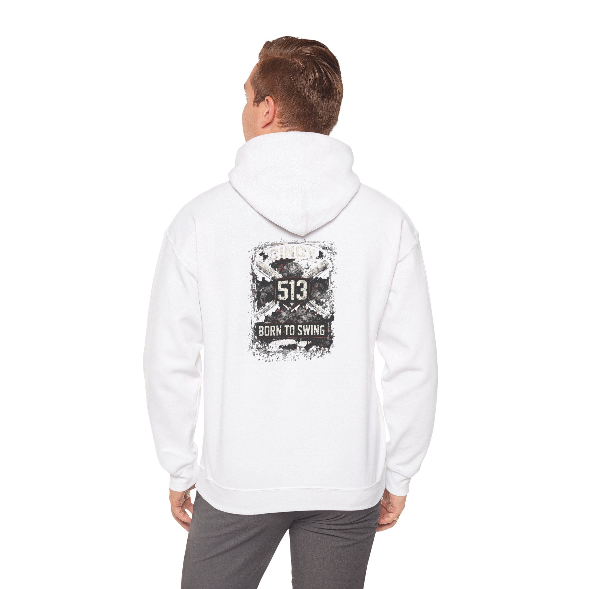Men's Born to Swing Heavy Blend Hoodie