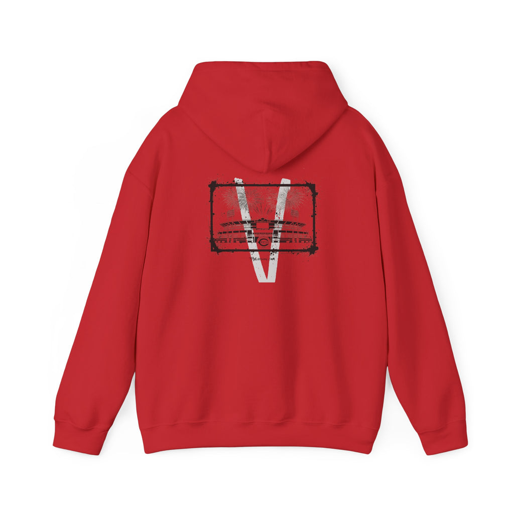 Men's 513V Cincinnati Red's Heavy Blend Hoodie